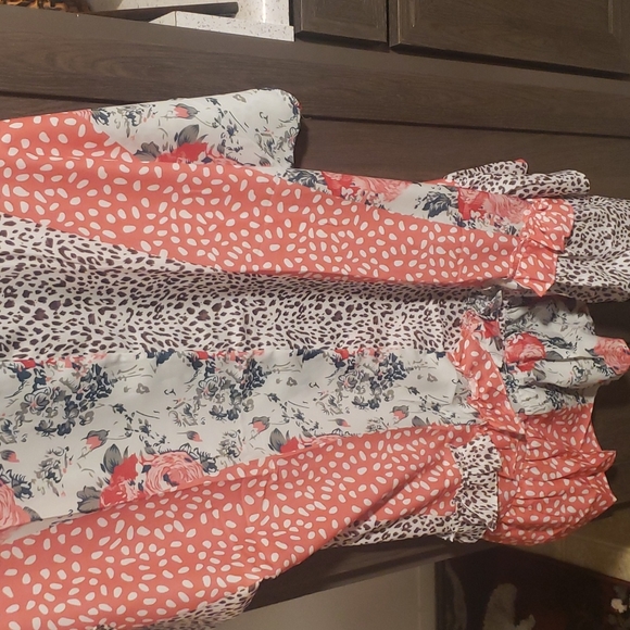 💕New boutique Wild rose animal print kimono - Picture 13 of 13